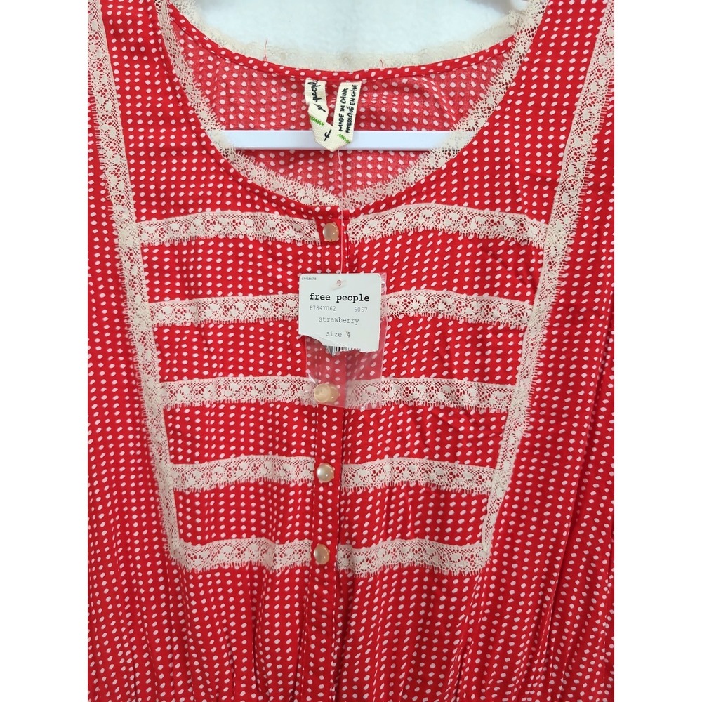 NWT Free People Strawberry Mini Dress Worn By Spencer Pretty Little Liars S2 E6 - Picture 3 of 10